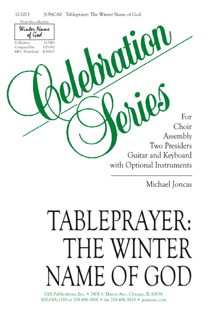 Tableprayer: Winter Name of God - Accompaniment